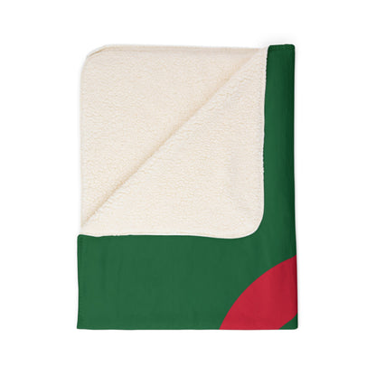 Algeria Flag Sherpa Fleece Blanket