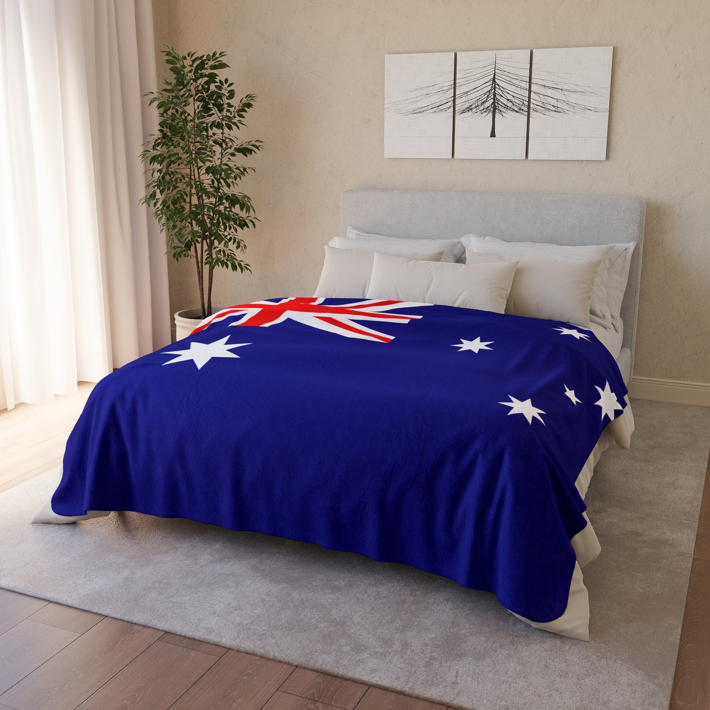Australia Flag Sherpa Fleece Blanket